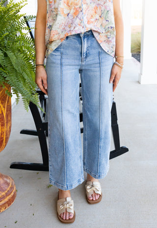Risen Penny Pin Tucked Jeans