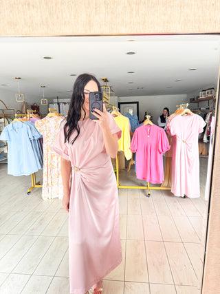 Fall In Love With Me Satin Dress