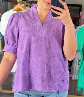 Lovely Lavender Blouse