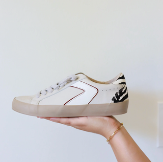 Robbie Zebra Hair Sneakers