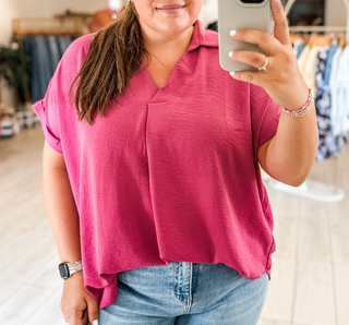 Mauve Pink Top