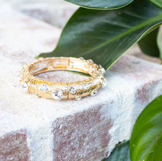 Kayne CZ Metal Stretch Bracelet