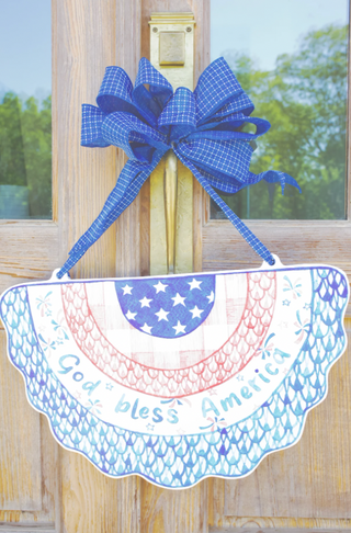 God Bless America Door Hanger