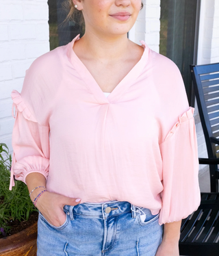 Full Heart Blouse- English Rose