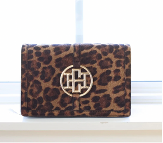 Cecilia Circle Logo Handbag Spotted Saddle