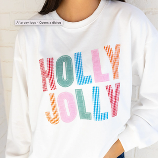 Holly Jolly Gingham Pullover